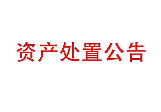 閑置設(shè)備資產(chǎn)處置公告（2023-3）